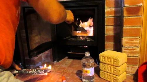 Как топить топливными брикетами  