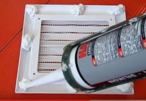 Как установить решетку на вентиляцию