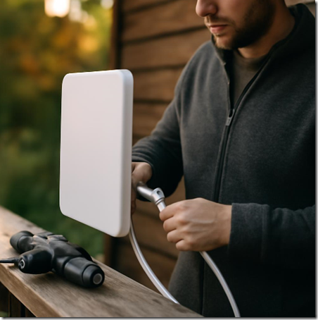 Подготовка к установке внешней антенны для дачного интернета