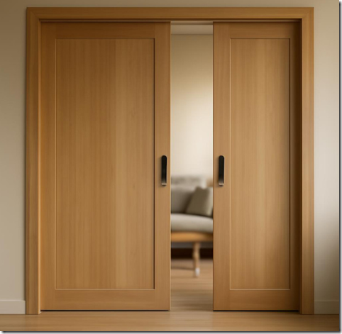 Раздвижные межкомнатные двери в современной квартире