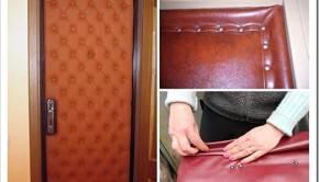 Плюсы и минусы некоторых видов обивки дверей